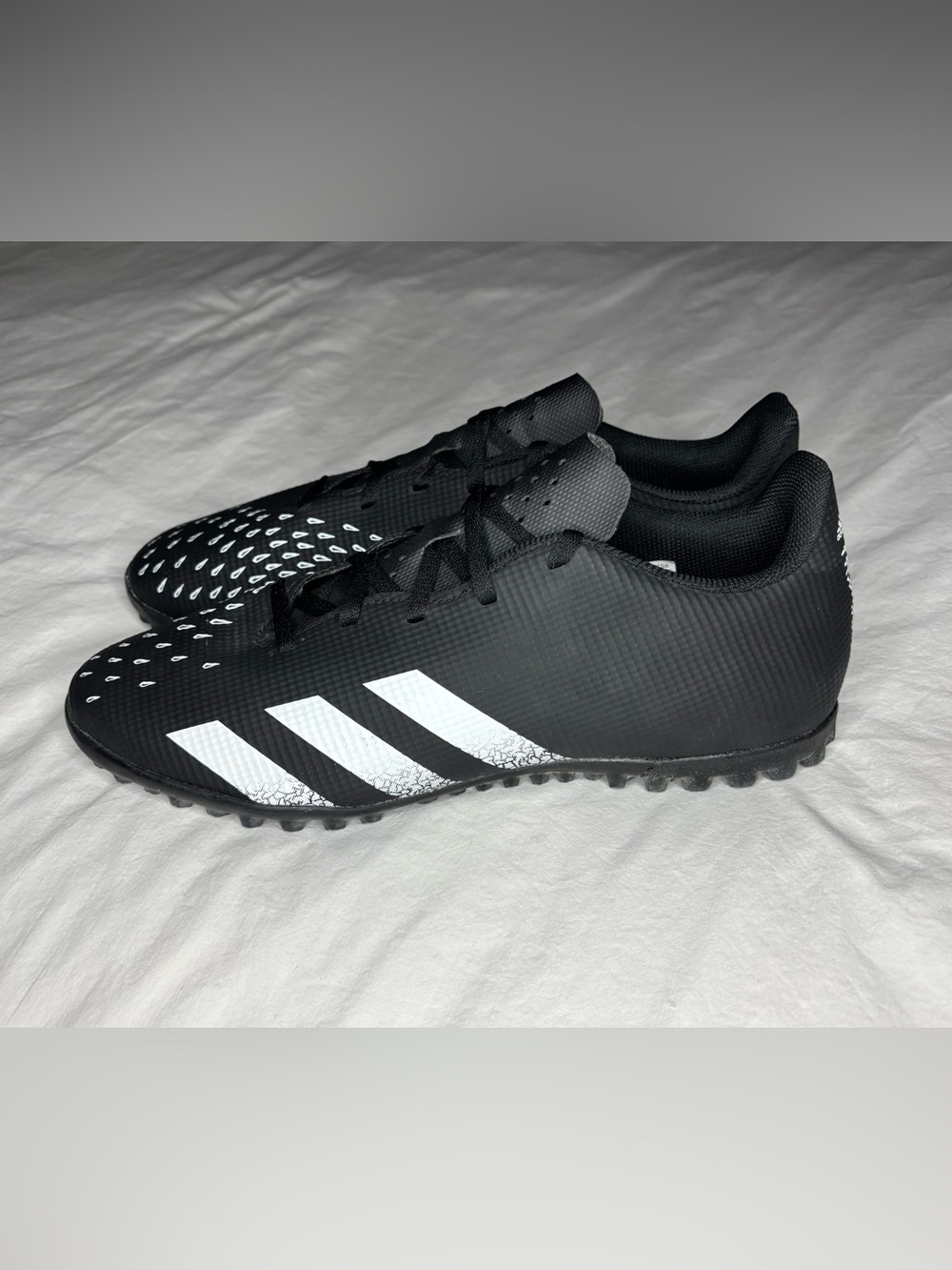 Adidas Predator Freak .4 TF Core Black White JH8897 Men Size 11 US